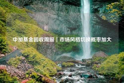 中加基金固收周报︱市场风格切换概率加大