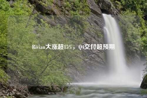 Rivian大涨超15%，Q4交付超预期