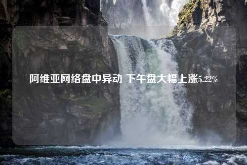 阿维亚网络盘中异动 下午盘大幅上涨5.22%