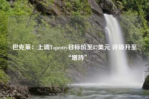 巴克莱：上调Tapestry目标价至87美元 评级升至“增持”