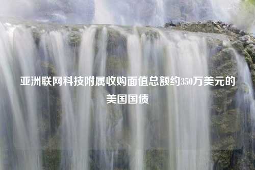 亚洲联网科技附属收购面值总额约350万美元的美国国债