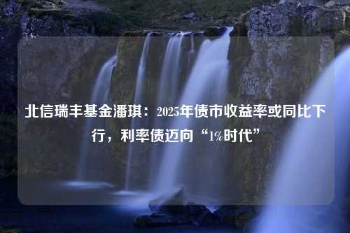 北信瑞丰基金潘琪：2025年债市收益率或同比下行，利率债迈向“1%时代”