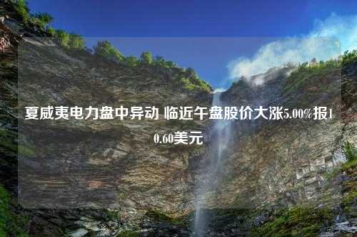 夏威夷电力盘中异动 临近午盘股价大涨5.00%报10.60美元