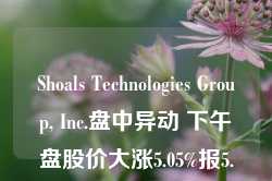 Shoals Technologies Group, Inc.盘中异动 下午盘股价大涨5.05%报5.20美元