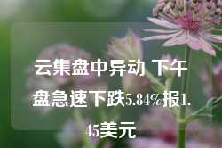 云集盘中异动 下午盘急速下跌5.84%报1.45美元