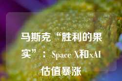 马斯克“胜利的果实”：Space X和xAI估值暴涨