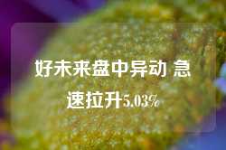 好未来盘中异动 急速拉升5.03%