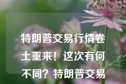 特朗普交易行情卷土重来！这次有何不同？特朗普交易行情或让美债信用降低