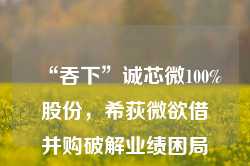 “吞下”诚芯微100%股份，希荻微欲借并购破解业绩困局