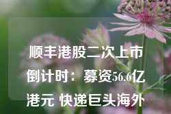 顺丰港股二次上市倒计时：募资56.6亿港元 快递巨头海外激战正酣