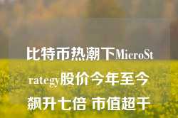 比特币热潮下MicroStrategy股价今年至今飙升七倍 市值超千亿美元